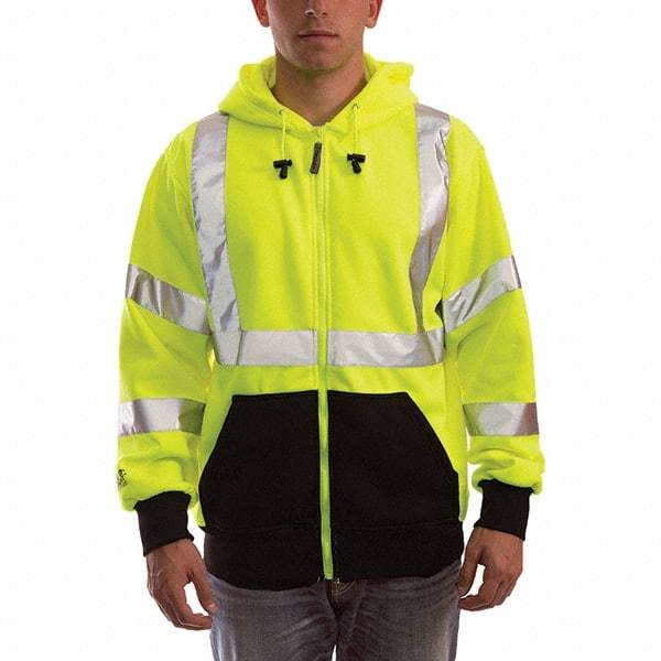 Tingley - Size XL Jacket - High Visbility Lime, Polyester, Zipper Closure, 48 to 50" Chest - Exact Tool & Supply
