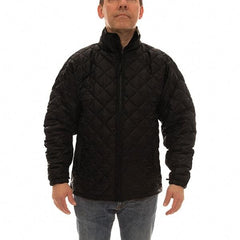 Tingley - Size XL Jacket - Black, Polyester, Zipper Closure, 48 to 50" Chest - Exact Tool & Supply