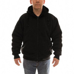 Tingley - Size XL Jacket - Black, Polyester & Cotton, Zipper Closure, 48 to 50" Chest - Exact Tool & Supply