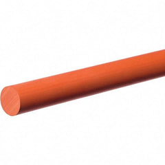 Value Collection - 100' Long, Standard Round Silicone Cord - 4mm Diam, Red - Exact Tool & Supply