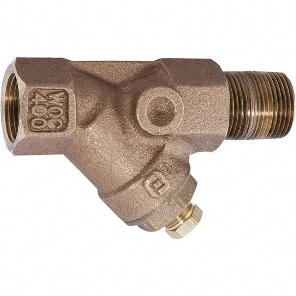 Watts - 3/4" Fit, Strainer - Brass - Exact Tool & Supply