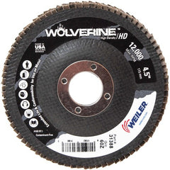 4 1/2″ - 7/8″ - 60 Grit - T29 Zirconium Wolverine Fast Cut Flap Disc - Exact Tool & Supply