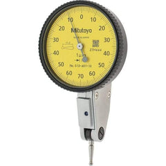 Mitutoyo - Dial Test Indicators Maximum Measurement (mm): 0.14 Dial Graduation (mm): 0.0010 - Exact Tool & Supply