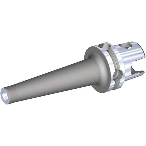 Kennametal - KM80TS Taper Shank 17mm Hole End Mill Holder/Adapter - 29mm Nose Diam, 187mm Projection, Through Coolant - Exact Tool & Supply