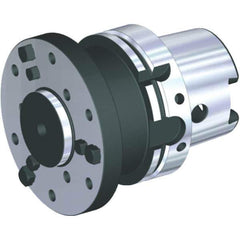 Kennametal - HSK125A Taper Shank 50mm Pilot Diam Shell Mill Holder - 80mm Flange to Nose End Projection, 118mm Nose Diam - Exact Tool & Supply