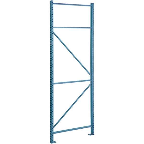 Steel King - 22,780 Lb Capacity Heavy-Duty Framing Upright - 1-7/8" Wide x 144" High x 42" Deep, Blue - Exact Tool & Supply