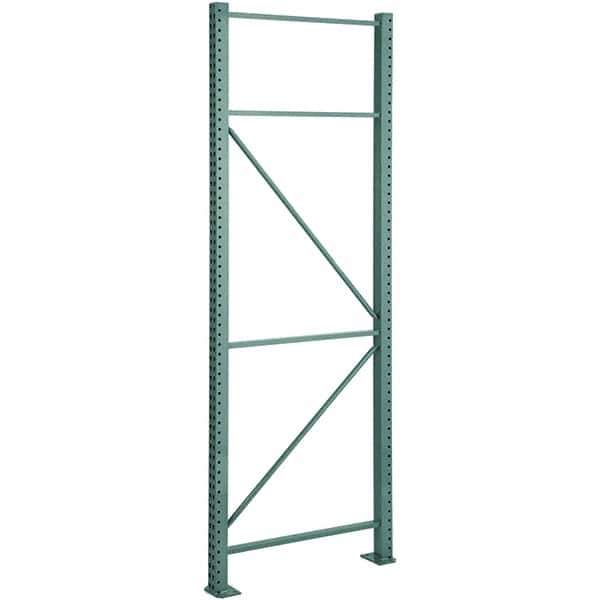 Steel King - 41,430 Lb Capacity Heavy-Duty Framing Upright - 3" Wide x 240" High x 48" Deep, Green - Exact Tool & Supply