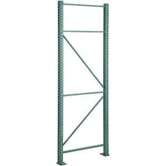 Steel King - 41,430 Lb Capacity Heavy-Duty Framing Upright - 3" Wide x 240" High x 48" Deep, Green - Exact Tool & Supply