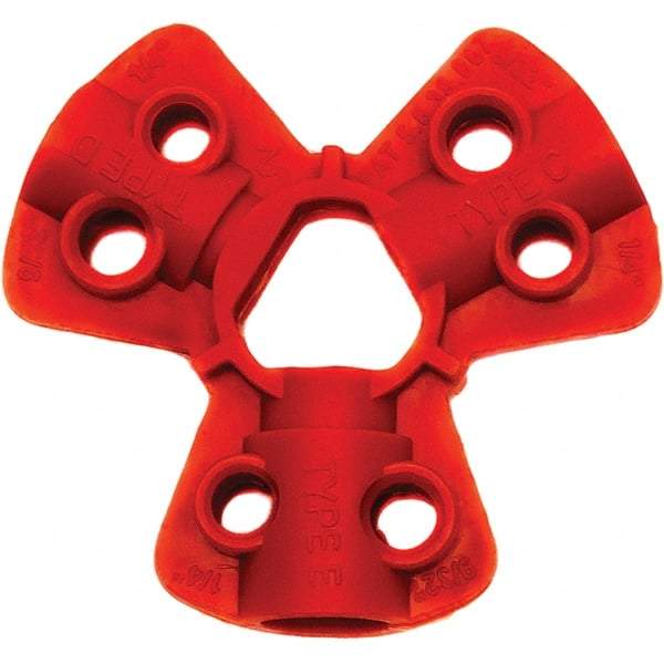 NMC - Plastic Pneumatic Fitting Lockout - 5/16" Max Shackle Diam - Exact Tool & Supply