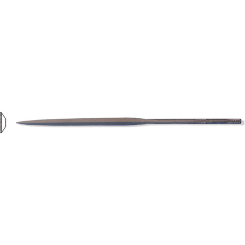 4″ Barrette Shape File 0 Cut - Exact Tool & Supply