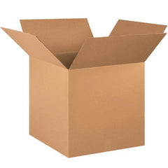 Made in USA - Pack of (10) 20" Wide x 20" Long x 20" High Corrugated Shipping Boxes - Exact Tool & Supply