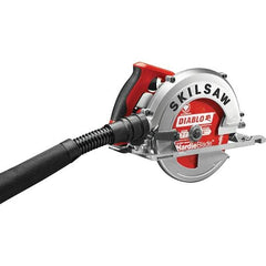 Skilsaw - 15 Amps, 7-1/4" Blade Diam, 5,300 RPM, Electric Circular Saw - 120 Volts, 10' Cord Length, 5/8" Arbor Hole, Left Blade - Exact Tool & Supply