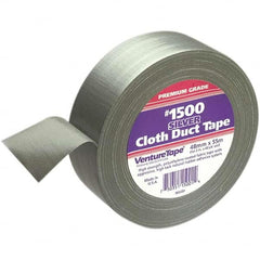 3M - 55m x 48mm x 10 mil Silver Polyethylene Cloth Duct Tape - Exact Tool & Supply