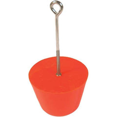 UltraTech - 7" Long x 6' Wide, Polyurethane Drain Plug - 6" Diam, Orange, Use for Spill Response - Exact Tool & Supply