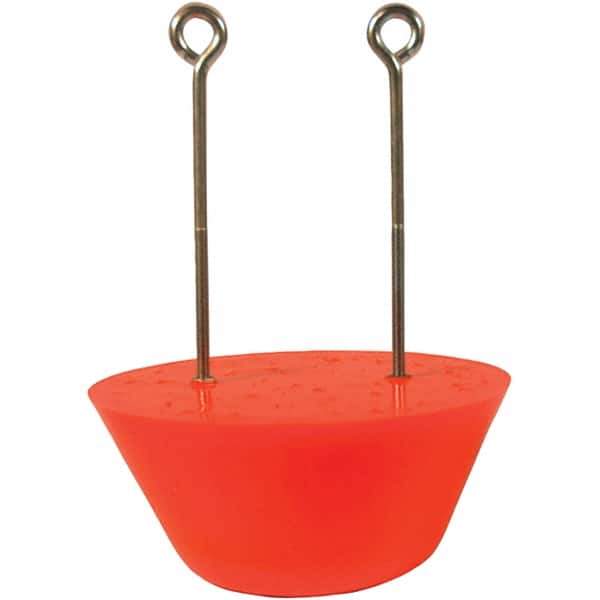 UltraTech - 1' Long x 1' Wide, Polyurethane Drain Plug - 10" Diam, Orange, Use for Spill Response - Exact Tool & Supply