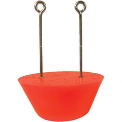 UltraTech - 1' Long x 1' Wide, Polyurethane Drain Plug - 10" Diam, Orange, Use for Spill Response - Exact Tool & Supply