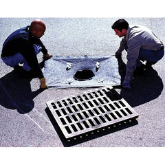 UltraTech - 4' Long x 3' Wide, Ultra X-TEX Drain Guard - Black, Use for Stormwater/Construction Compliance - Exact Tool & Supply