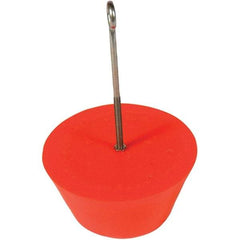 UltraTech - 9" Long x 8' Wide, Polyurethane Drain Plug - 8" Diam, Orange, Use for Spill Response - Exact Tool & Supply