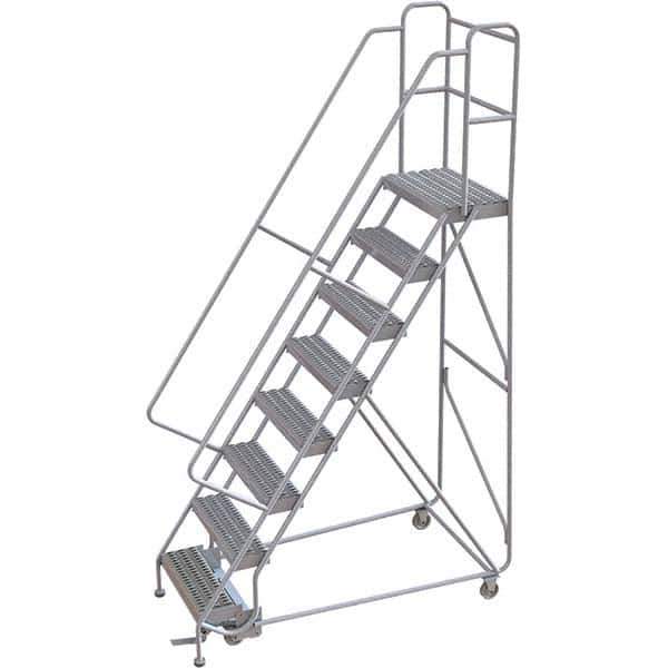 TRI-ARC - Rolling & Wall Mounted Ladders & Platforms Type: Rolling Warehouse Ladder Style: Rolling Safety Ladder - Exact Tool & Supply