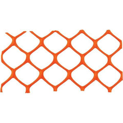PRO-SAFE - 50' Long x 4' High, Orange Reusable Safety Fence - Exact Tool & Supply