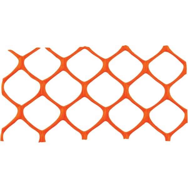 PRO-SAFE - 50' Long x 5' High, Orange Reusable Safety Fence - Exact Tool & Supply