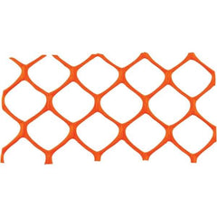 PRO-SAFE - 50' Long x 5' High, Orange Reusable Safety Fence - Exact Tool & Supply