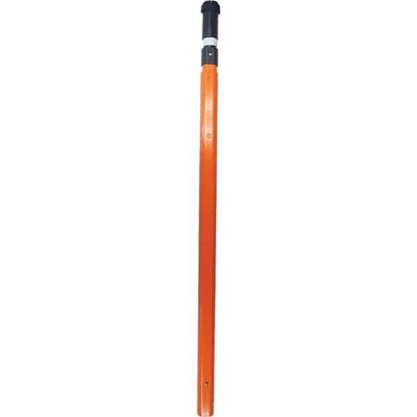 PRO-SAFE - 8' High, Traffic Sign Mounting Hardware - Steel, Compatible with 114" High x 18" Wide Signs, Orange - Exact Tool & Supply