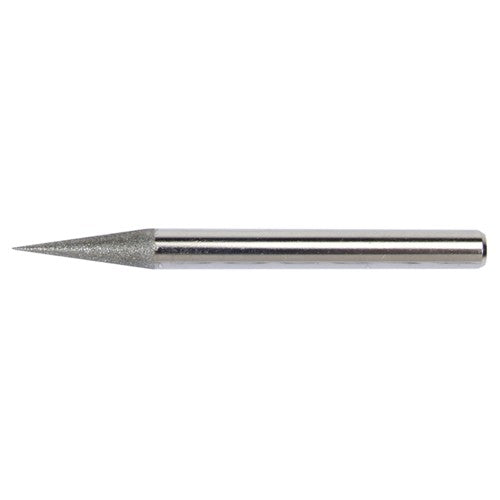 1/8″ × 3″ Electroplated Diamond Hone-150 Grit; 12 Degree Included Angle - Exact Tool & Supply
