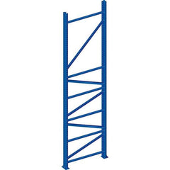Interlake Mecalux - 20,867 Lb Capacity Heavy-Duty Framing Upright - 192" High x 42" Deep, Blue - Exact Tool & Supply