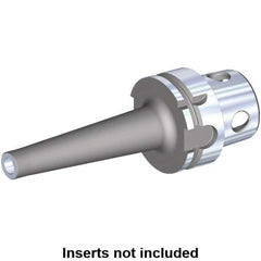 Kennametal - KM4X63 2-1/2" Shank Diam Taper Shank 18mm Hole End Mill Holder/Adapter - 18mm Nose Diam, 109mm Projection, Through Coolant - Exact Tool & Supply