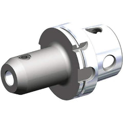 Kennametal - KM4X63 2-1/2" Shank Diam Taper Shank 6mm Hole End Mill Holder/Adapter - 24.5mm Nose Diam, 80mm Projection, Through Coolant - Exact Tool & Supply