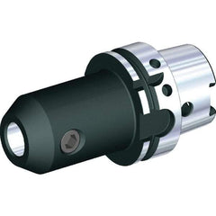 Kennametal - HSK125A 4.9" Shank Diam Taper Shank 1-1/2" Hole End Mill Holder/Adapter - 2-3/4" Nose Diam, 4-1/2" Projection, Through Coolant - Exact Tool & Supply