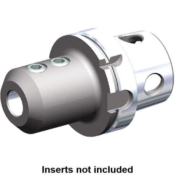 Kennametal - KM4X63 2-1/2" Shank Diam Taper Shank 16mm Hole End Mill Holder/Adapter - 47.5mm Nose Diam, 80mm Projection, Through Coolant - Exact Tool & Supply