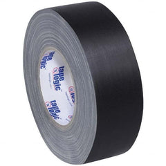 Tape Logic - Pack of (3), 2" x 60 Yd Rolls of 11 mil Black Rubber Gaffers Tape - Exact Tool & Supply