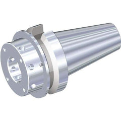 Kennametal - SIF80 System Size, Modular Tool Holding System Adapter - 63mm Projection, 80mm Body Diam, 128.4mm OAL, Through Coolant - Exact Tool & Supply