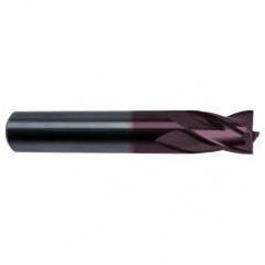 13/64 Dia. x 2-1/2 Overall Length 4-Flute Square End Solid Carbide SE End Mill-Round Shank-Center Cut-Firex - Exact Tool & Supply