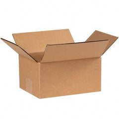 Made in USA - Pack of (25) 6" Wide x 8" Long x 4" High Moving Boxes - Exact Tool & Supply