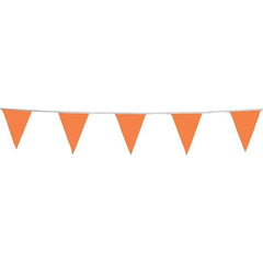 PRO-SAFE - Pennants Color: Orange Overall Length (Feet): 60.00 - Exact Tool & Supply