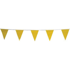 PRO-SAFE - Pennants Color: Yellow Overall Length (Feet): 60.00 - Exact Tool & Supply