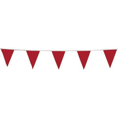 PRO-SAFE - Pennants Color: Red Overall Length (Feet): 100.00 - Exact Tool & Supply