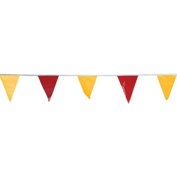 PRO-SAFE - Pennants Color: Red/Yellow Overall Length (Feet): 105.00 - Exact Tool & Supply