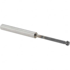 Accupro - 3/16° 3/16" Cut Diam, 0.093" Cut Width, 3/16" Shank, Solid Carbide Double-Angle Cutter - Exact Tool & Supply
