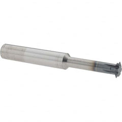 Accupro - 1/2° 1/2" Cut Diam, 0.109" Cut Width, 1/2" Shank, Solid Carbide Double-Angle Cutter - Exact Tool & Supply