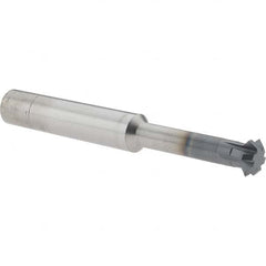 Accupro - 1/2° 1/2" Cut Diam, 0.187" Cut Width, 1/2" Shank, Solid Carbide Double-Angle Cutter - Exact Tool & Supply