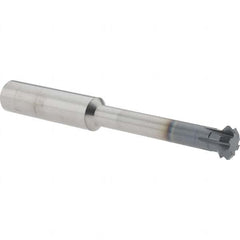 Accupro - 1/2° 1/2" Cut Diam, 0.187" Cut Width, 1/2" Shank, Solid Carbide Double-Angle Cutter - Exact Tool & Supply