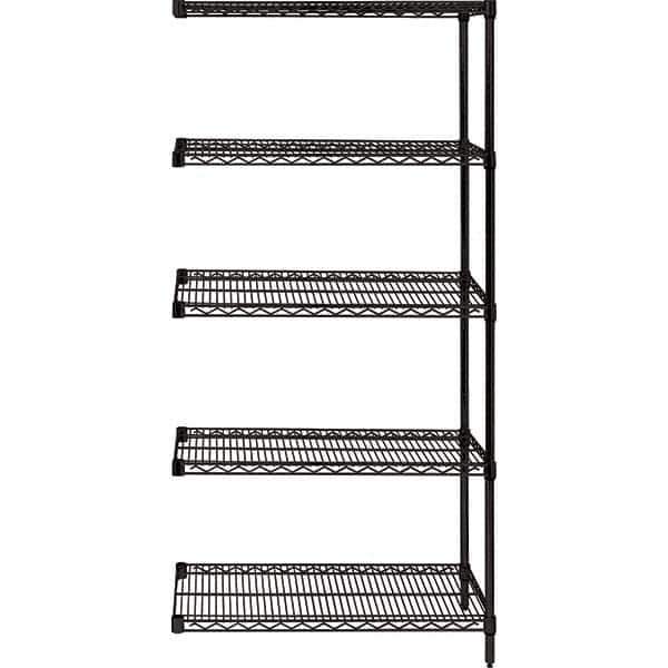 Quantum Storage - 72" Wide, 63 High, Open Shelving Accessory/Component - Use with #1630 Built-In Combination Lock - Exact Tool & Supply