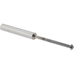 Accupro - 5/32° 5/32" Cut Diam, 0.078" Cut Width, 3/16" Shank, Solid Carbide Double-Angle Cutter - Exact Tool & Supply