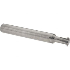 Accupro - 5/16° 5/16" Cut Diam, 0.072" Cut Width, 5/16" Shank, Solid Carbide Double-Angle Cutter - Exact Tool & Supply