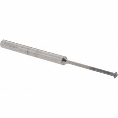 Accupro - 3/32° 3/32" Cut Diam, 0.047" Cut Width, 1/8" Shank, Solid Carbide Double-Angle Cutter - Exact Tool & Supply