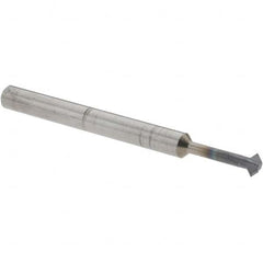 Accupro - ° 3mm Cut Diam, 0.059" Cut Width, 1/8" Shank, Solid Carbide Double-Angle Cutter - Exact Tool & Supply